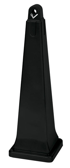 Prodotti commerciali Rubbermaid - Posacenere Groundskeeper freestanding nero