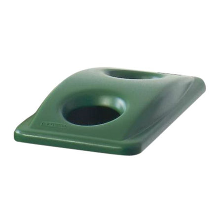 Rubbermaid - Tapa delgada para botella con ventilación y lata verde