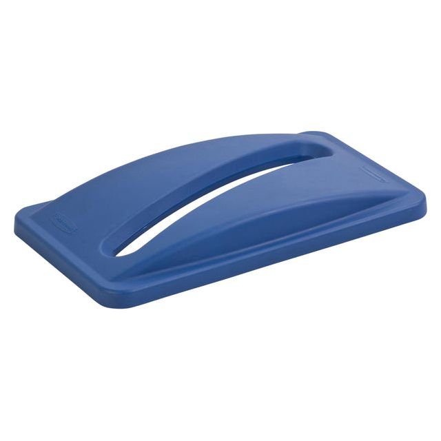 Rubbermaid - couvercle slim jim ventilé en papier bleu | 1 pièce