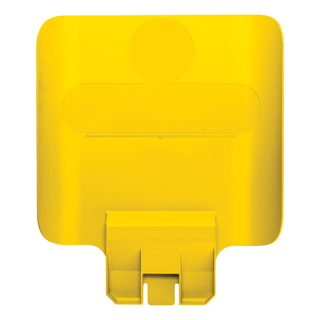 Rubbermaid -  Paneel slim jim rs voor label geel