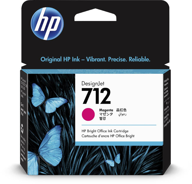 HP - inktcartridge 712, 29 ml, OEM 3ED68A, magenta