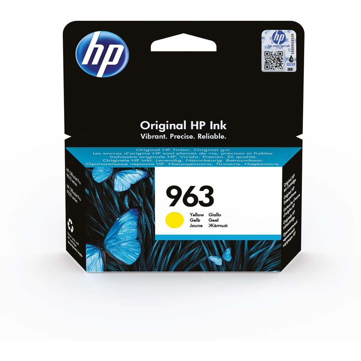 HP - Cartucho de tinta 3ja25ae 963 amarillo