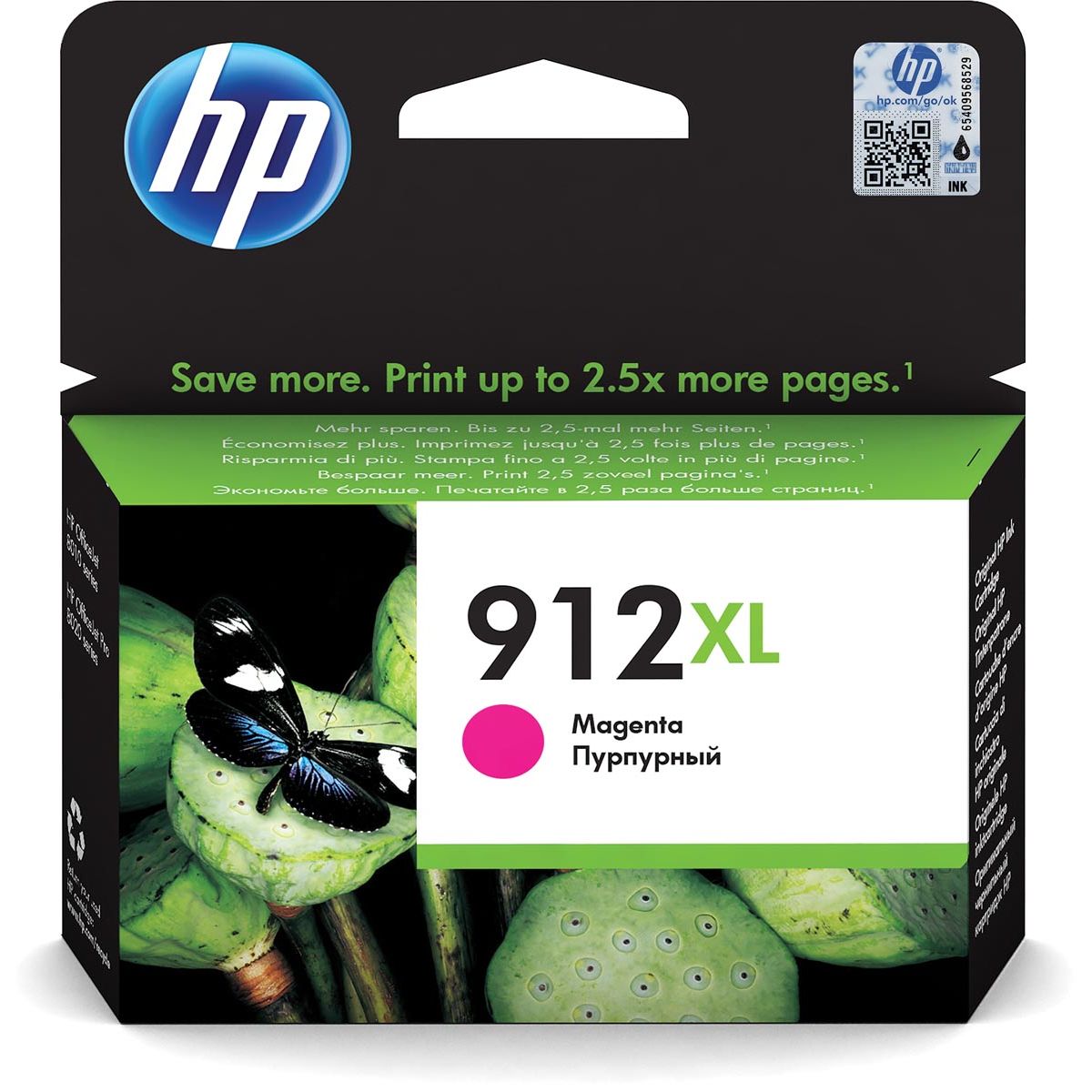 HP - cartuccia d'inchiostro 912XL, 825 pagine, OEM 3YL82AE#BGX, magenta