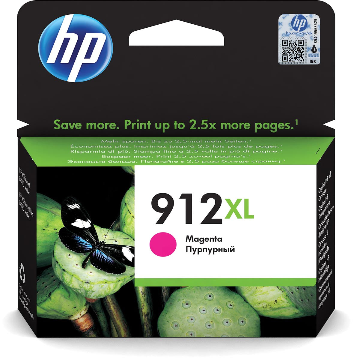 HP - Inkcartridge 912XL, 825 Seiten, OEM 3yl82AE#BGX, Magenta