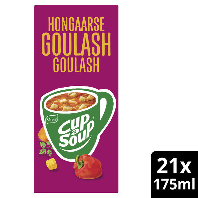 Knorr -  Cup-a-Soup hongaarse goulash, pak van 21 zakjes