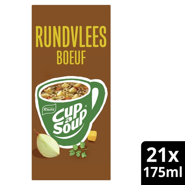 Knorr -  Cup-a-Soup rundvlees 21x175ml