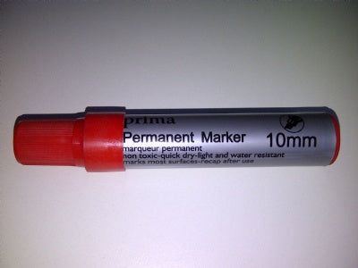 Klika - Red marker LARGE chisel line 5-10mm