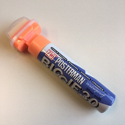 Klika -  Posterman Biggie breed 30 mm oranje X