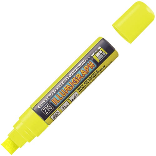 Klika -  ZIG Illumigraph PMA-720 krijtstift geel