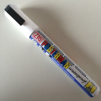 Klika - Posterman PMA-50 pennarello stretto 2-6 mm bianco 50 pezzi