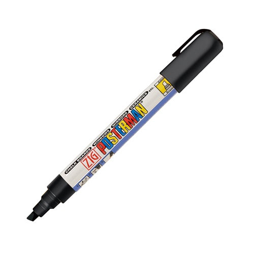 Klika -  Posterman PMA-50 stift smal 2-6 mm zwart