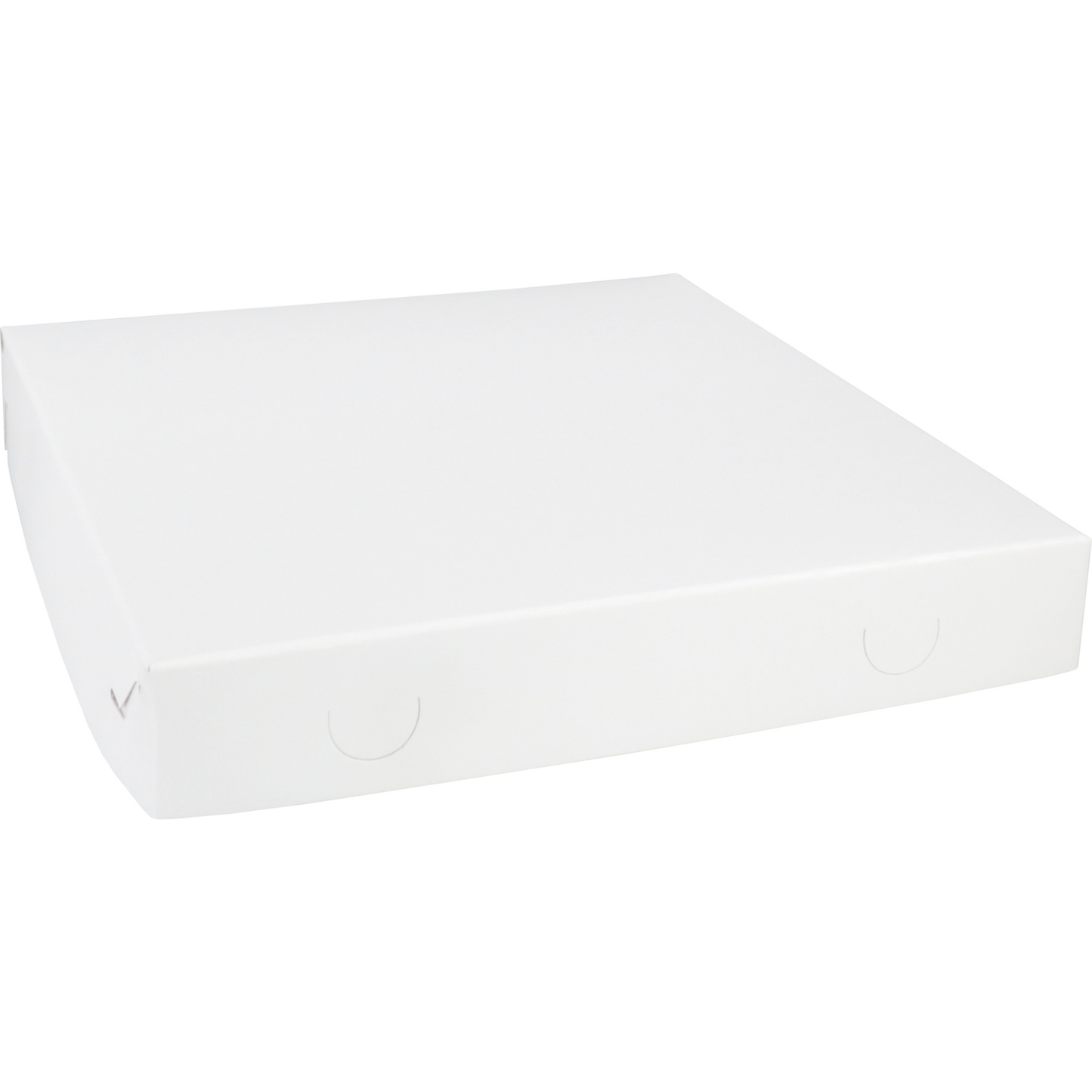 Klika -  Gebaksdoos Zwanenhalsdoos | karton | 30x30x4.5cm | duplex | wit | 100 stuks