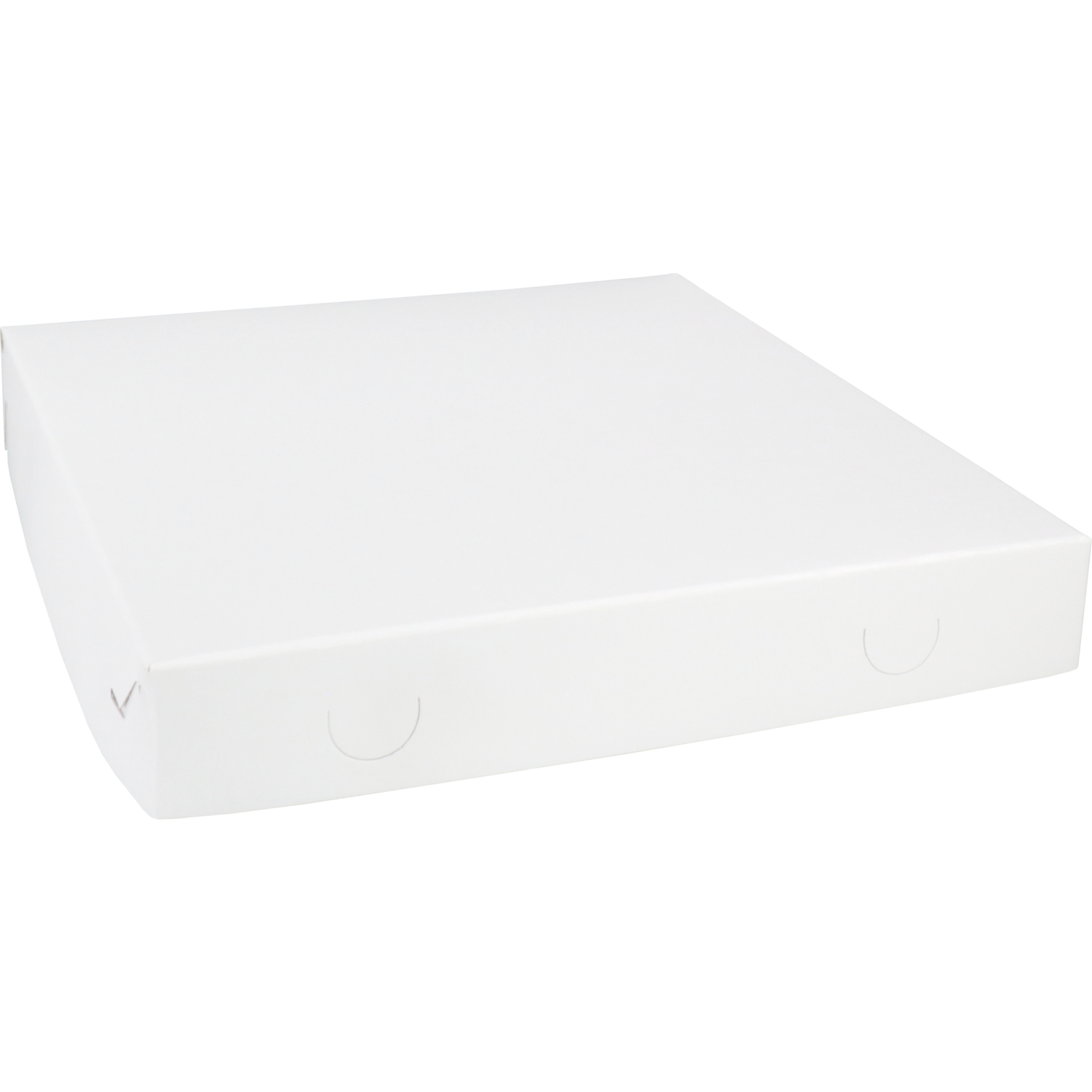 Klika - Gooseneck / shipping box | cardboard | 30x30x4.5cm | duplex | white | 100 pieces
