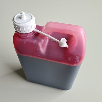 Klika -  Plakkaat inkt rood 1 liter voor stiftpot