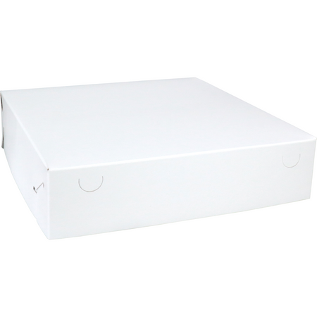 Klika - Gooseneck / shipping box | cardboard | 34x34x8cm | duplex | white | 50 pieces
