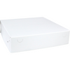 Klika - Collo di cigno / scatola di spedizione | cartone | 34x34x8 cm | duplex | bianco | 50 pezzi