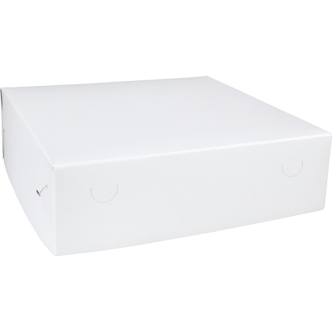 Klika - Cuello de cisne / caja de envío | cartón | 32x32x9cm | dúplex | blanco | 50 piezas
