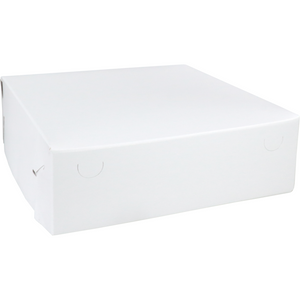 Klika -  Gebaksdoos Zwanenhalsdoos | karton | 30x30x9cm | duplex | wit | 50 stuks
