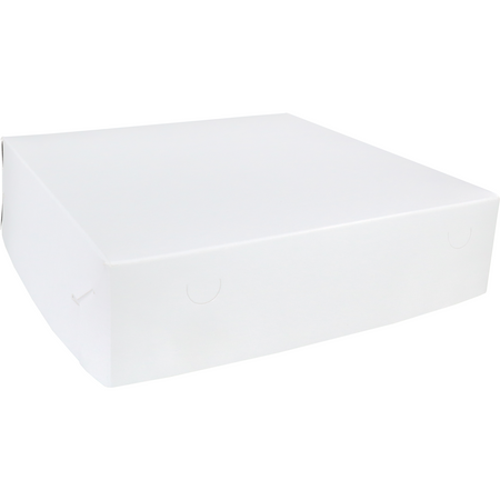Klika - Cuello de cisne / caja de envío | cartón | 36x36x9cm | dúplex | blanco | 50 piezas