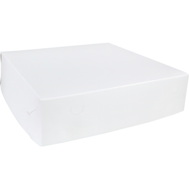 Klika - Cuello de cisne / caja de envío | cartón | 36x36x9cm | dúplex | blanco | 50 piezas