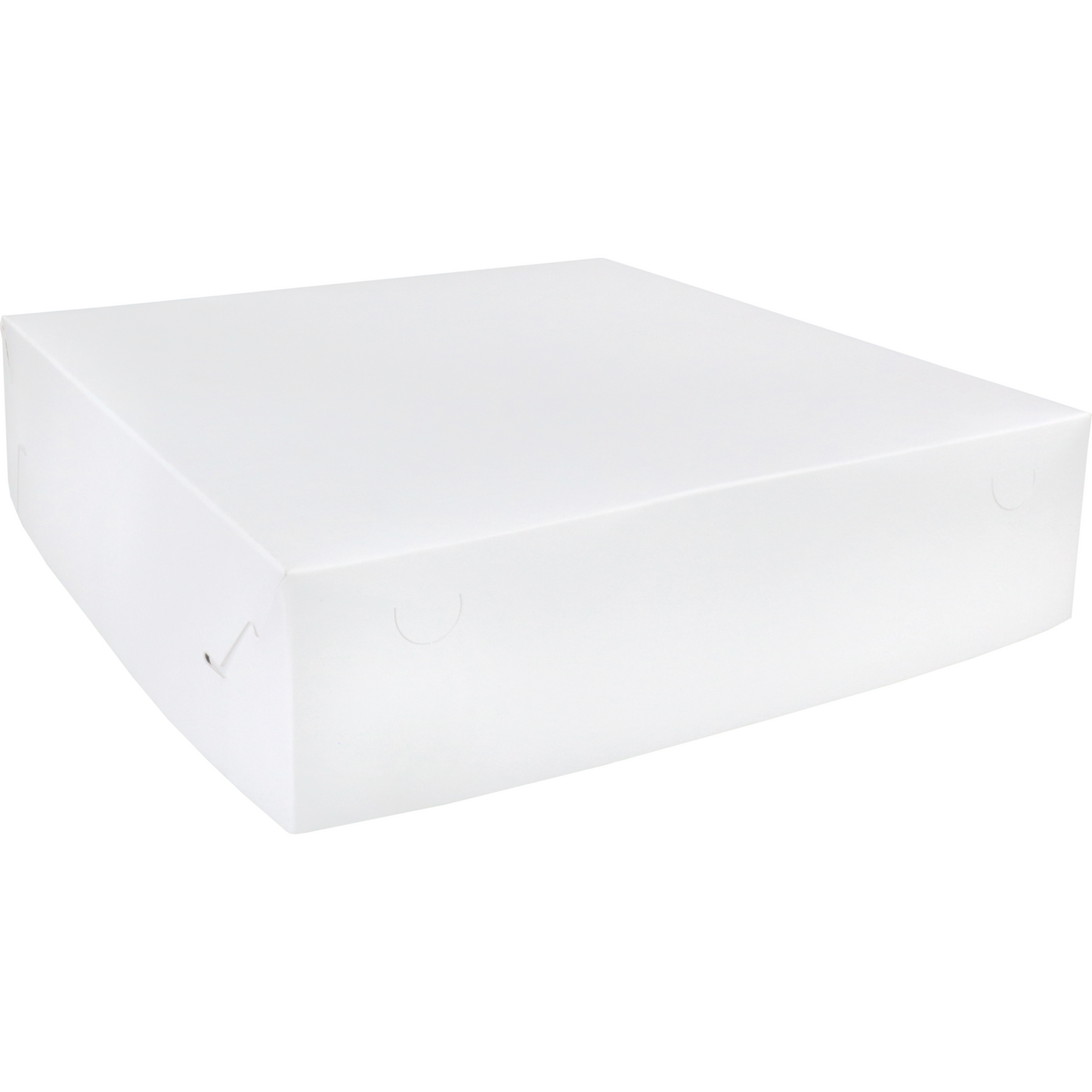 Klika - Cuello de cisne / caja de envío | cartón | 40x40x10cm | dúplex | blanco | 50 piezas