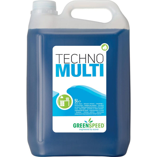 Greenspeed -Konzentrierte alle Purpose Cleaner Techno Multi, Citrus Geur, 5 -Liter -Fläschchen -Fläschchen