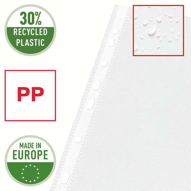 Esselte -  4848 sheet protector 210 x 297 mm (A4) Polypropyleen (PP)