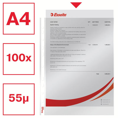 Esselte -  5606600 sheet protector A4 100 stuk(s)