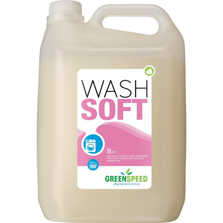 Greenspeed -  wasverzachter Wash Soft, 166 wasbeurten, flacon van 5 liter