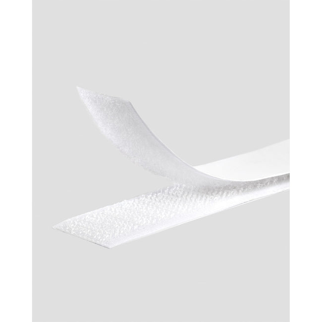 Folia Paper -  Klittenband folia 20mmx2m wit