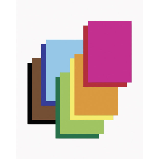 Folia Paper -  Etalagekarton folia 1z 48x68cm 380gr nr151 oranje | 10 stuks