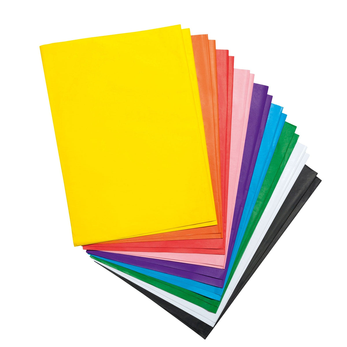 Folia Paper -  Transparant papier folia 70x100cm 42gr ass kleuren