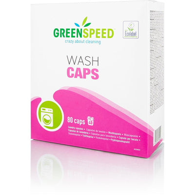 Greenspeed -  Wash Caps wasmiddel, pak van 80 capsules