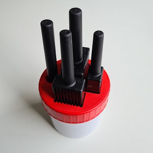Klika -  Plekolit stiftpot rood 4 stiften breed
