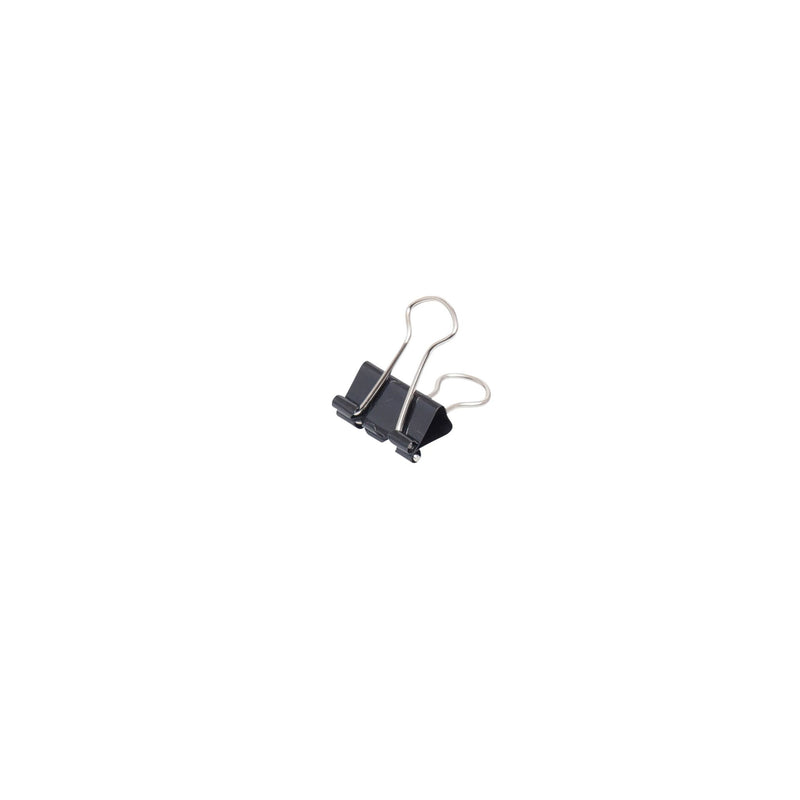 Maul -  Papierklem  213 foldback 19mm zwart 12 stuks