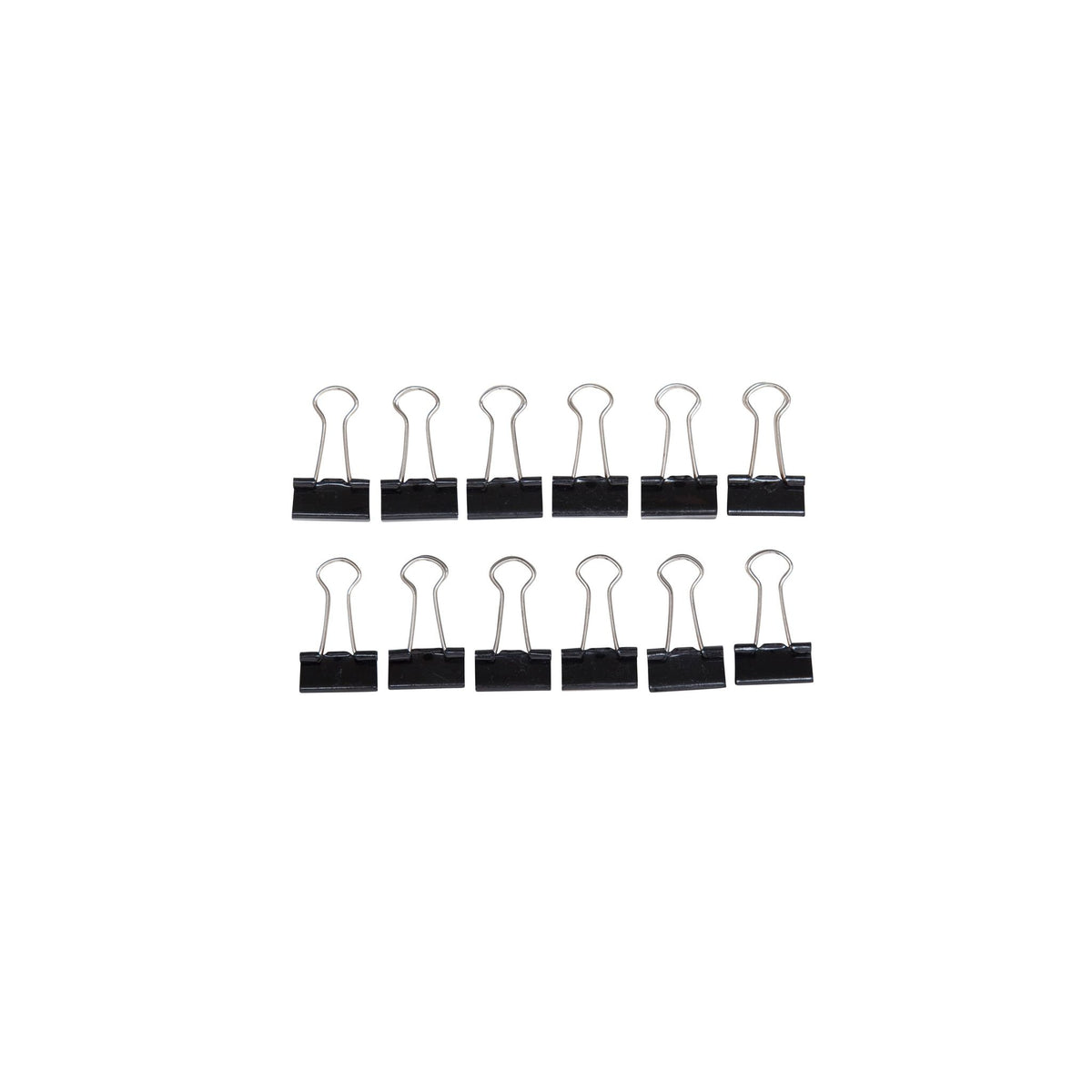Maul -  Papierklem  213 foldback 19mm zwart 12 stuks