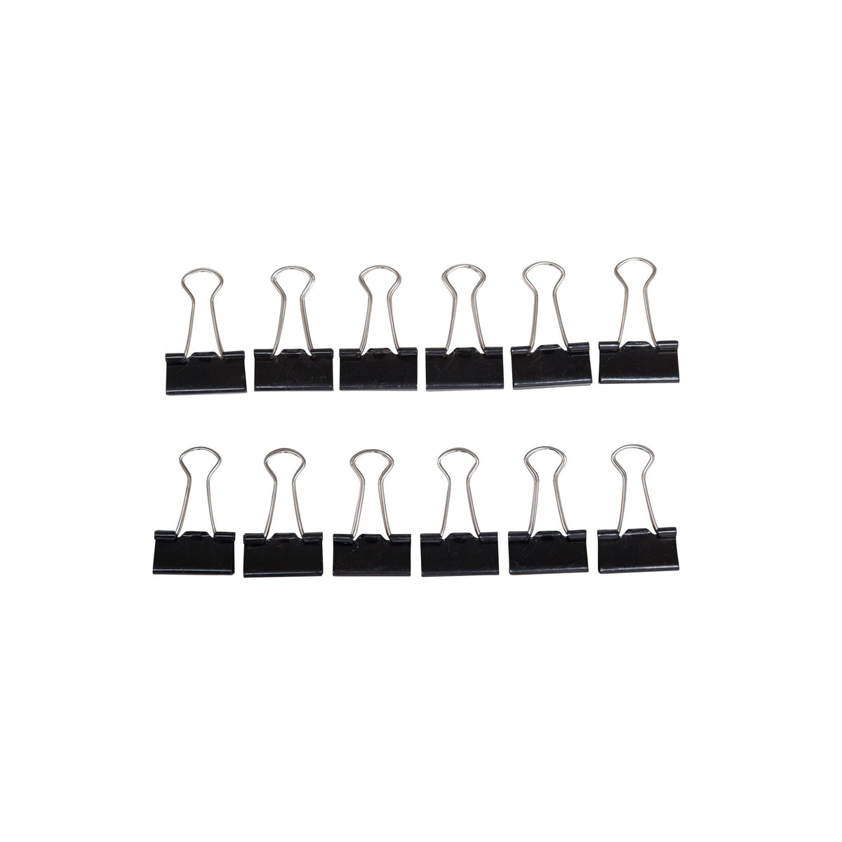 Maul -  Papierklem 213 Foldback 25mm zwart 12 stuks