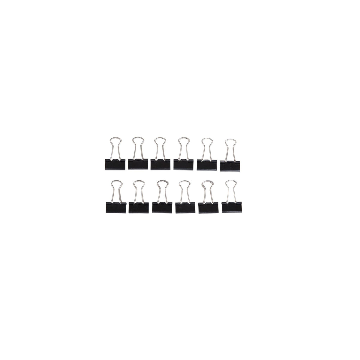 Maul -  Papierklem  213 foldback 13mm zwart 12 stuks