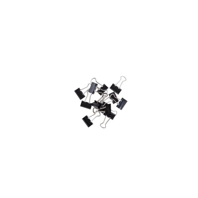 Maul -  Papierklem  213 foldback 13mm zwart 12 stuks