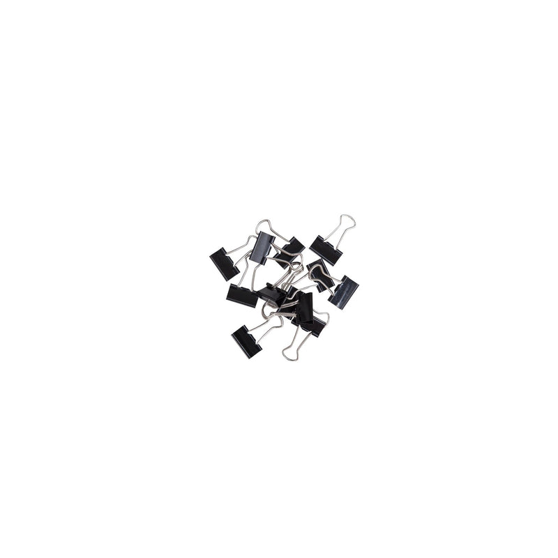 Maul -  Papierklem  213 foldback 13mm zwart 12 stuks