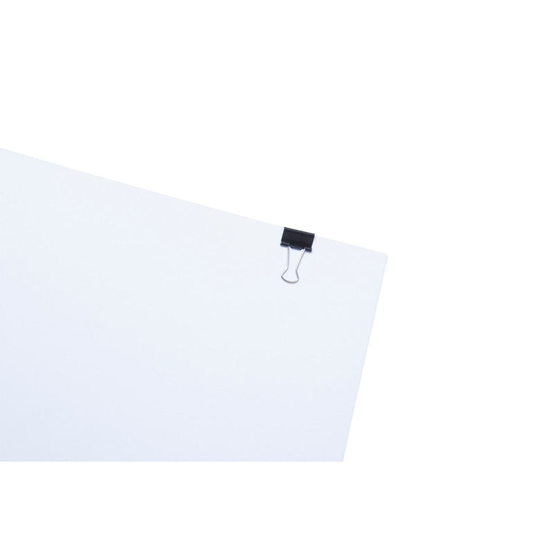 Maul -  Papierklem  213 foldback 16mm zwart 12 stuks