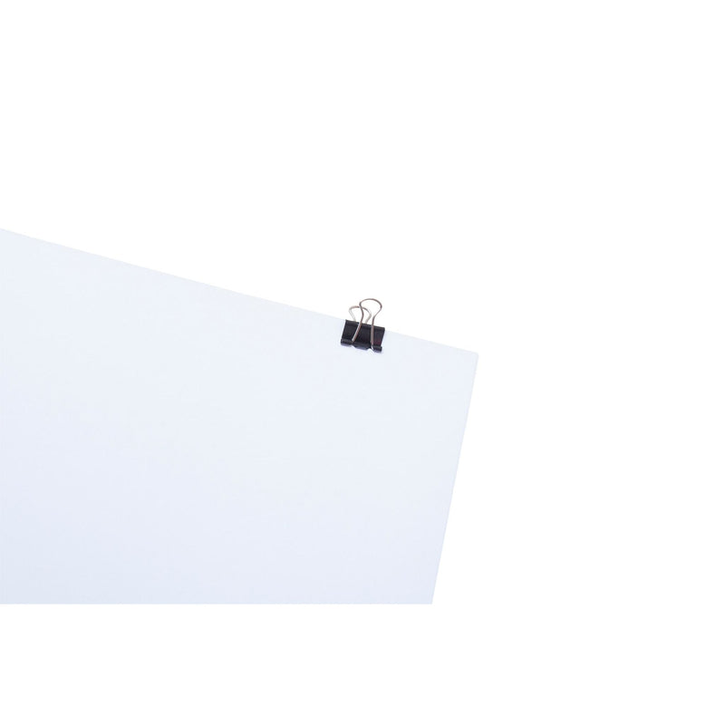 Maul -  Papierklem  213 foldback 16mm zwart 12 stuks