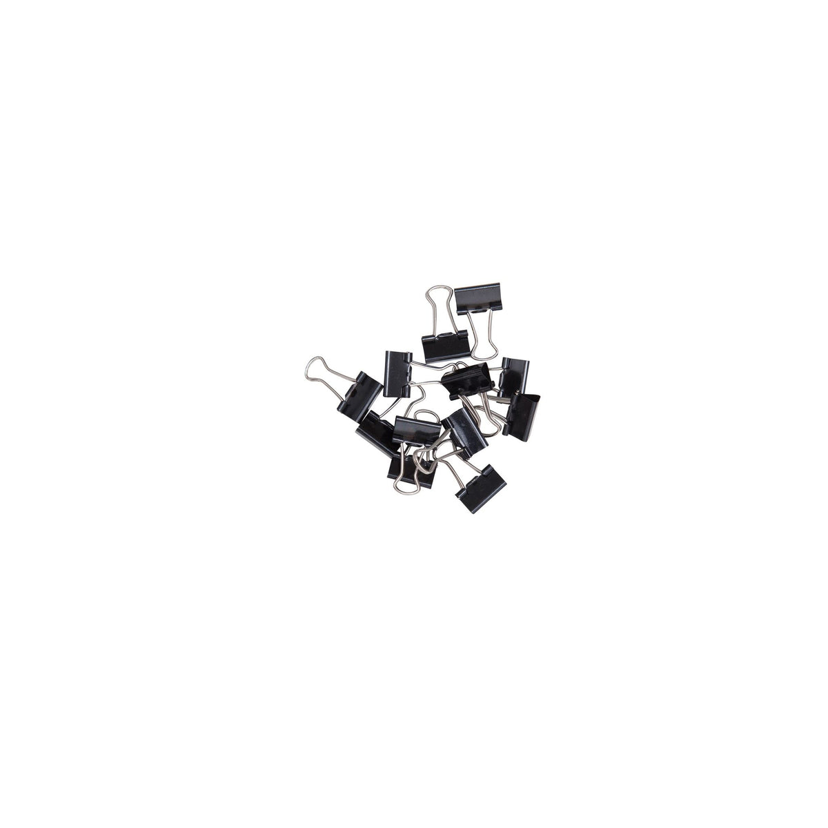 Maul -  Papierklem  213 foldback 16mm zwart 12 stuks