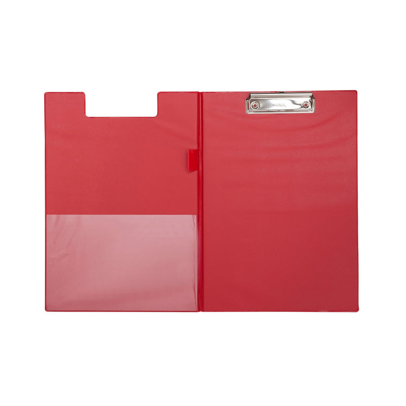 Maul -  Klembordmap  a4 staand pvc met penlus rood