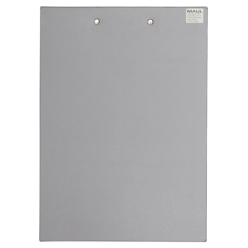 Maul -  Klembord  a4 staand pvc zilvergrijs | 12 stuks