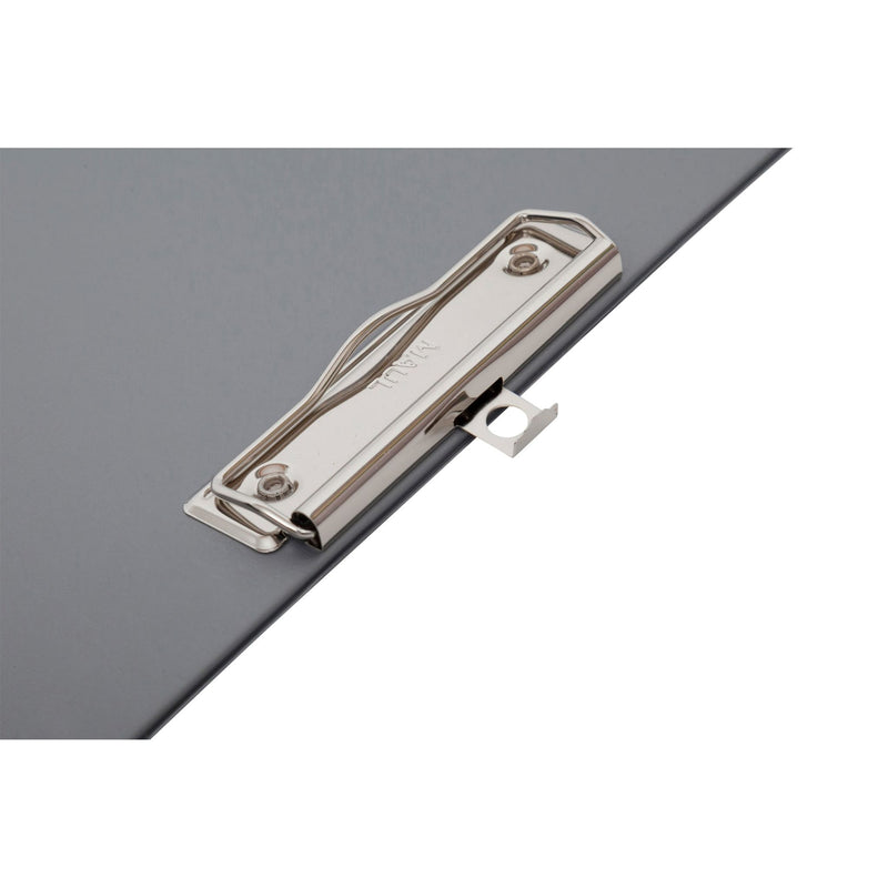 Maul -  Klembord  a4 staand pvc zilvergrijs | 12 stuks
