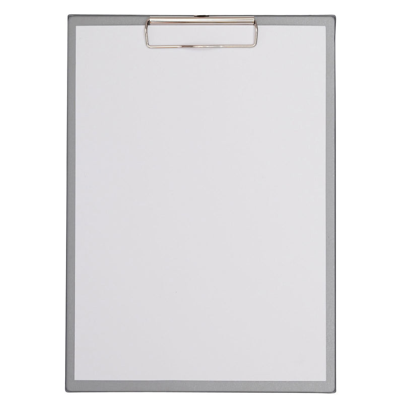 Maul -  Klembord  a4 staand pvc zilvergrijs | 12 stuks