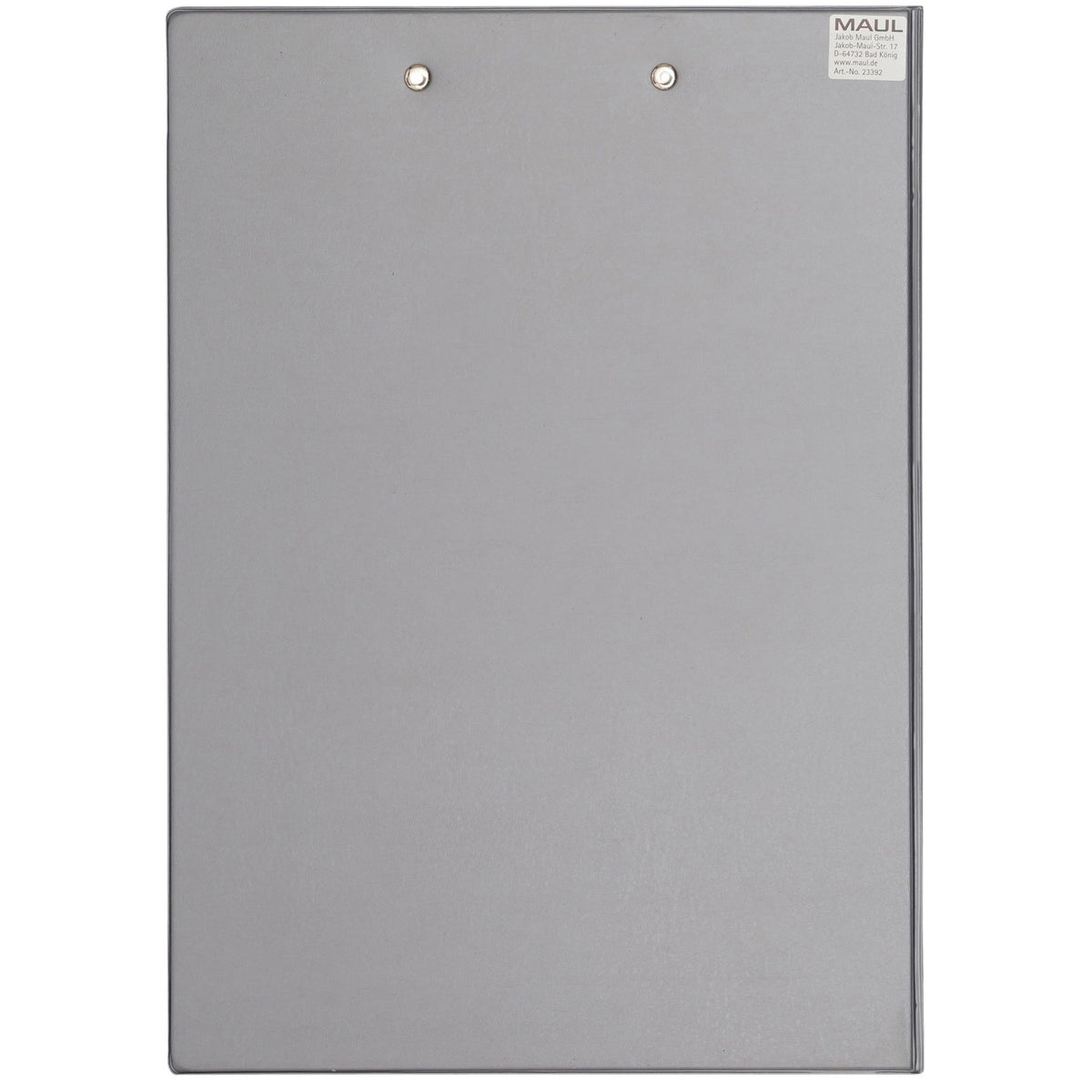 Maul -  Klembordmap  a4 staand penlus pvc zilvergrijs | 12 stuks