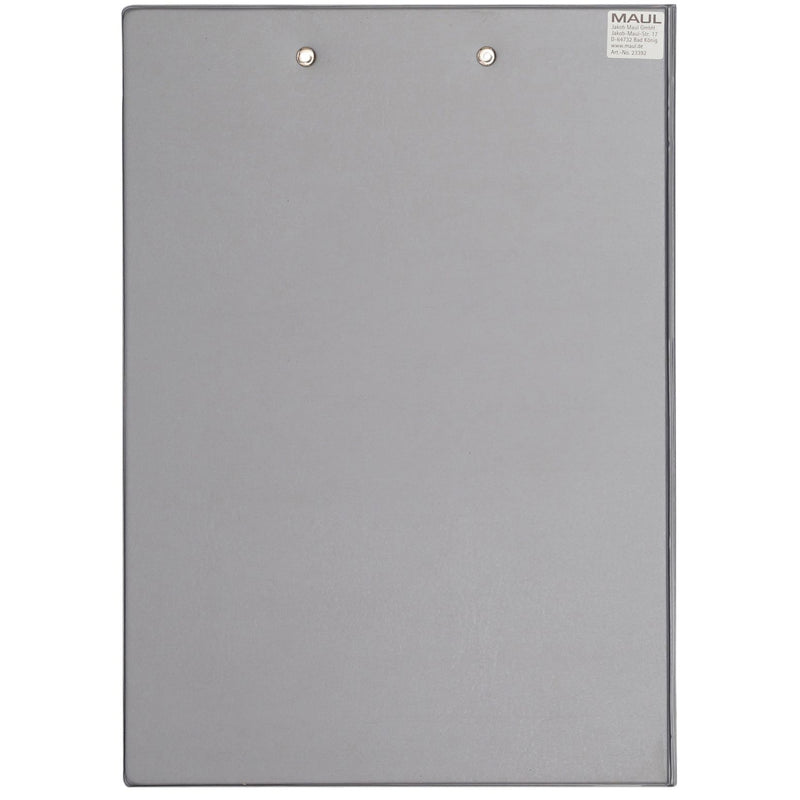 Maul -  Klembordmap  a4 staand penlus pvc zilvergrijs | 12 stuks