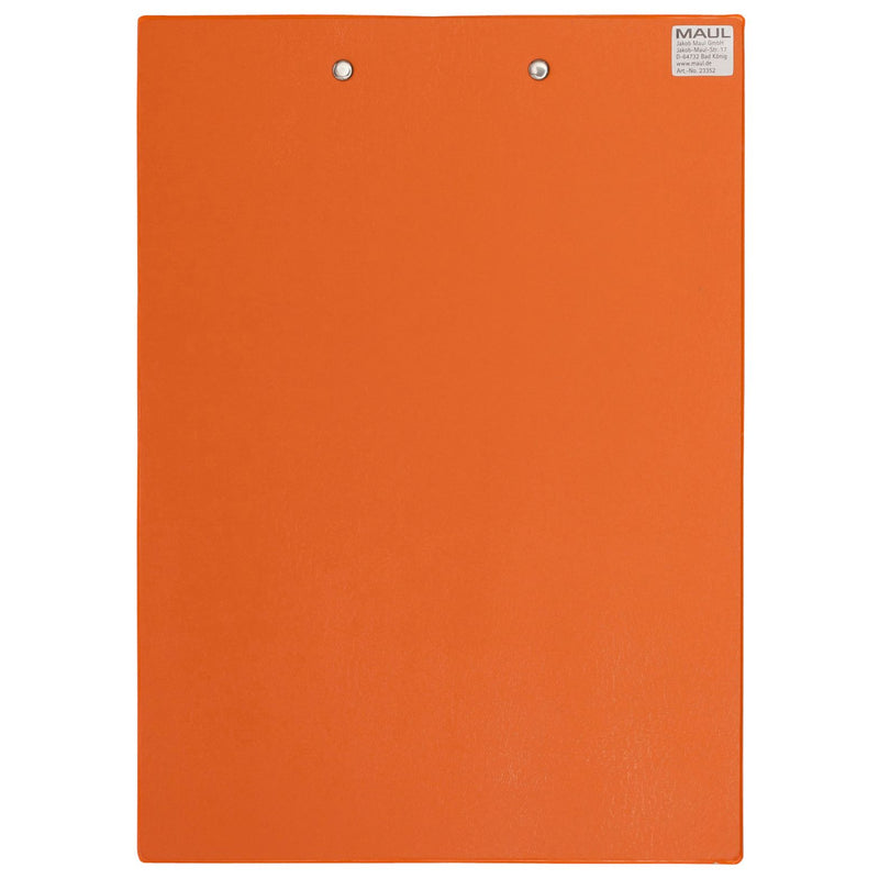 Maul -  Klembord A4 staand PVC neon oranje